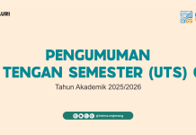 PENGUMUMAN UTS GENAP T.A. 2025/2026
