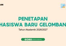 PENETAPAN MAHASISWA BARU GELOMBANG II T.A. 2026/2027