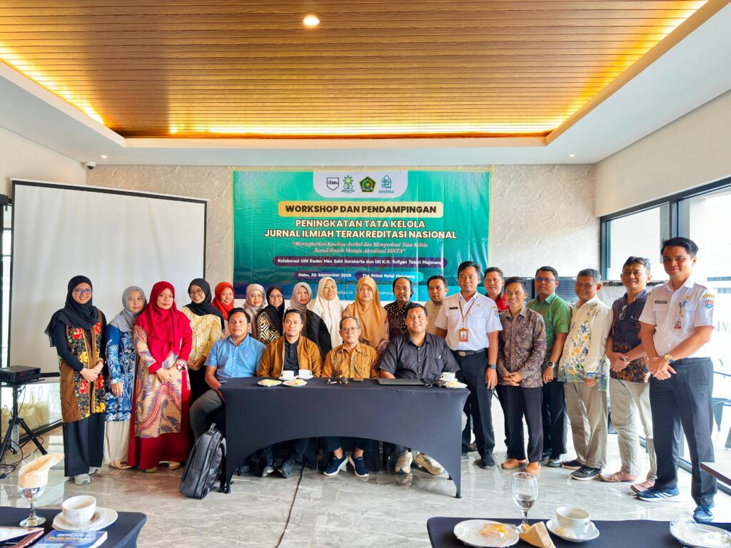 INSIMA-UIN RMS- Lokakarya Tatakelola & Penulisan Jurnal